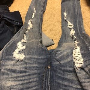 High waisted express denim